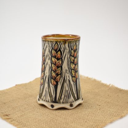 Carved Wheat Mug